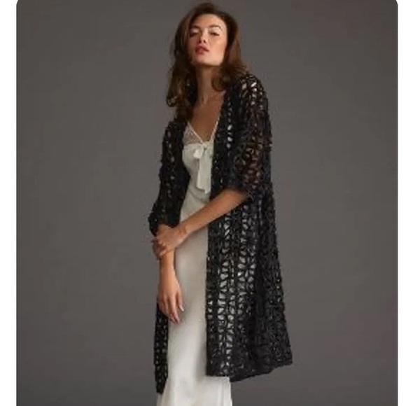 Anthropologie Other - 🌺host pick 🌺 GORGEOUS Anthropologie Textured Cutout Duster NWT
